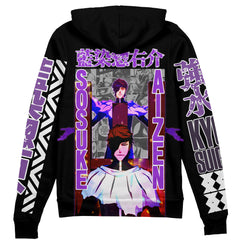 Sosuke Aizen TYBWA Bleach Streetwear Zip Hoodie Jacket