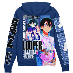 Ajiro Shinpei Summer Time Rendering" Streetwear Zip Hoodie Jacket