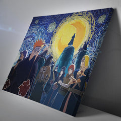 Akatsuki Ultimate Ninja Storm Naruto Starry Night Canvas Print Wall Art - Nysekai