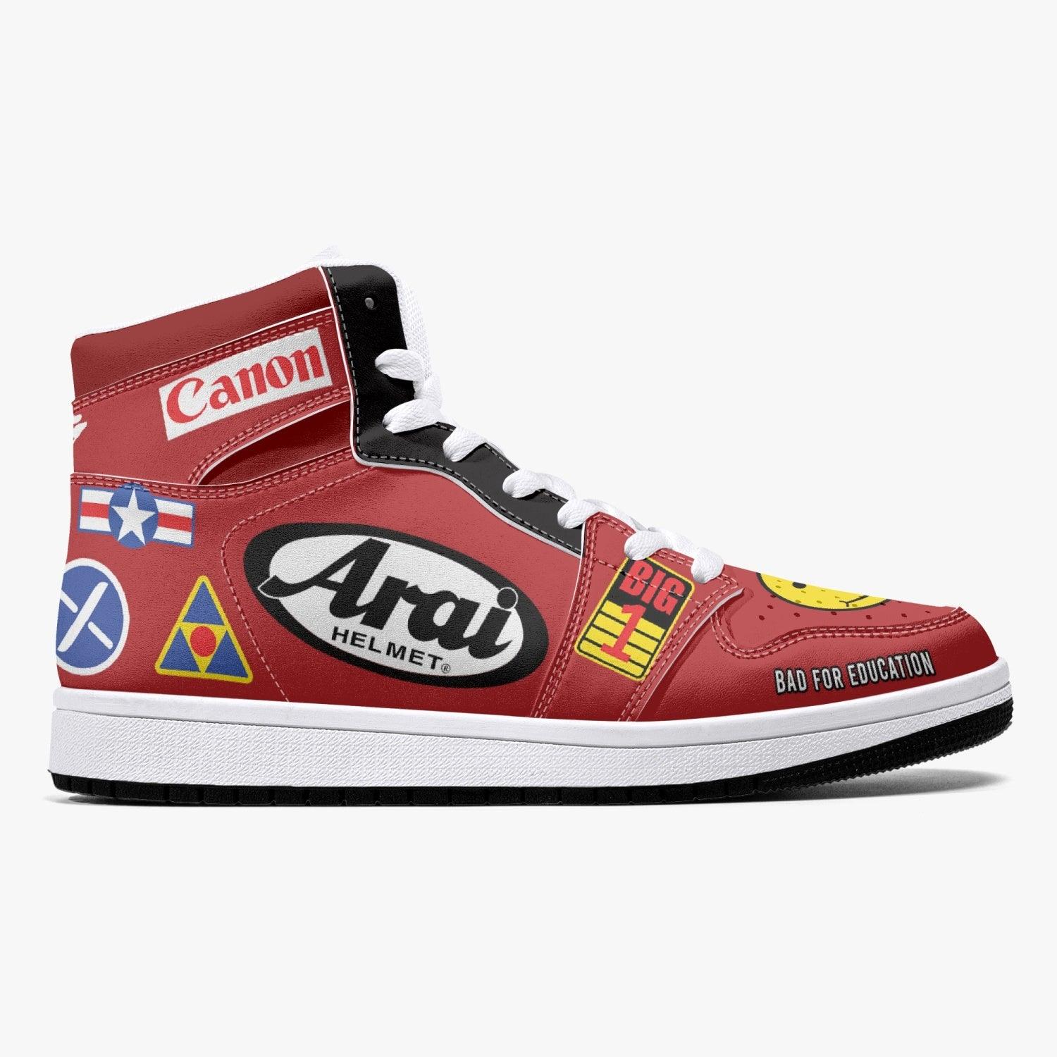 Akira Kaneda Bike Decals Mid 1 Basketball Shoes