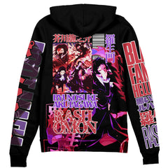 Ryunosuke Akutagawa Bungou Stray Dogs Streetwear Zip Hoodie Jacket