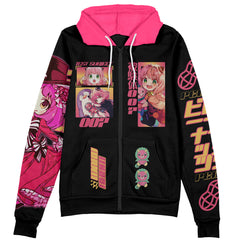 Anya Forger V2 Spy x Family Streetwear Zip Hoodie Jacket