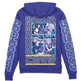Aqua Konosuba Streetwear Zip Hoodie Jacket