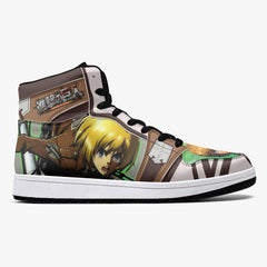 Armin Arlert Training Corps Shingeki no Kyojin Mid 1 Basketball Shoes