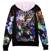 Arrancar Invasion Bleach Streetwear Zip Hoodie Jacket