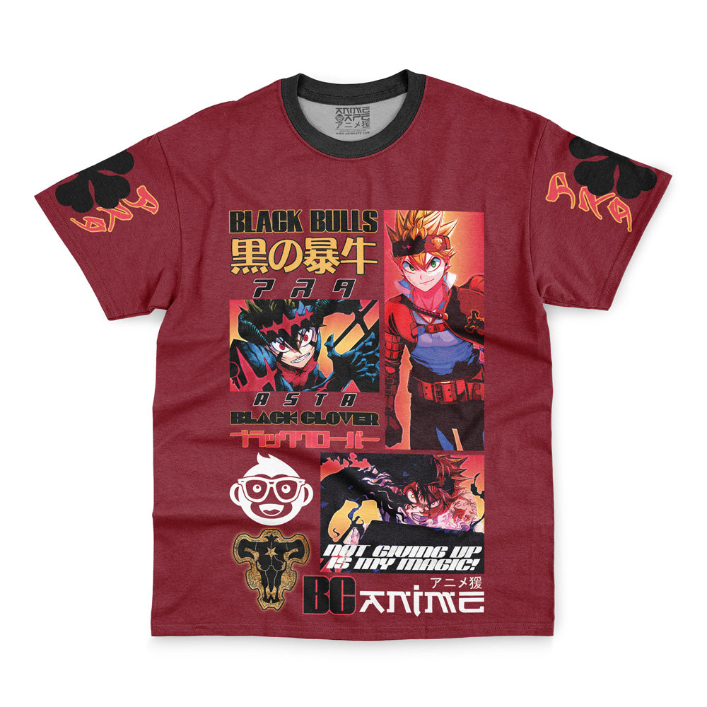 Asta V4 Black Clover Streetwear T-Shirt
