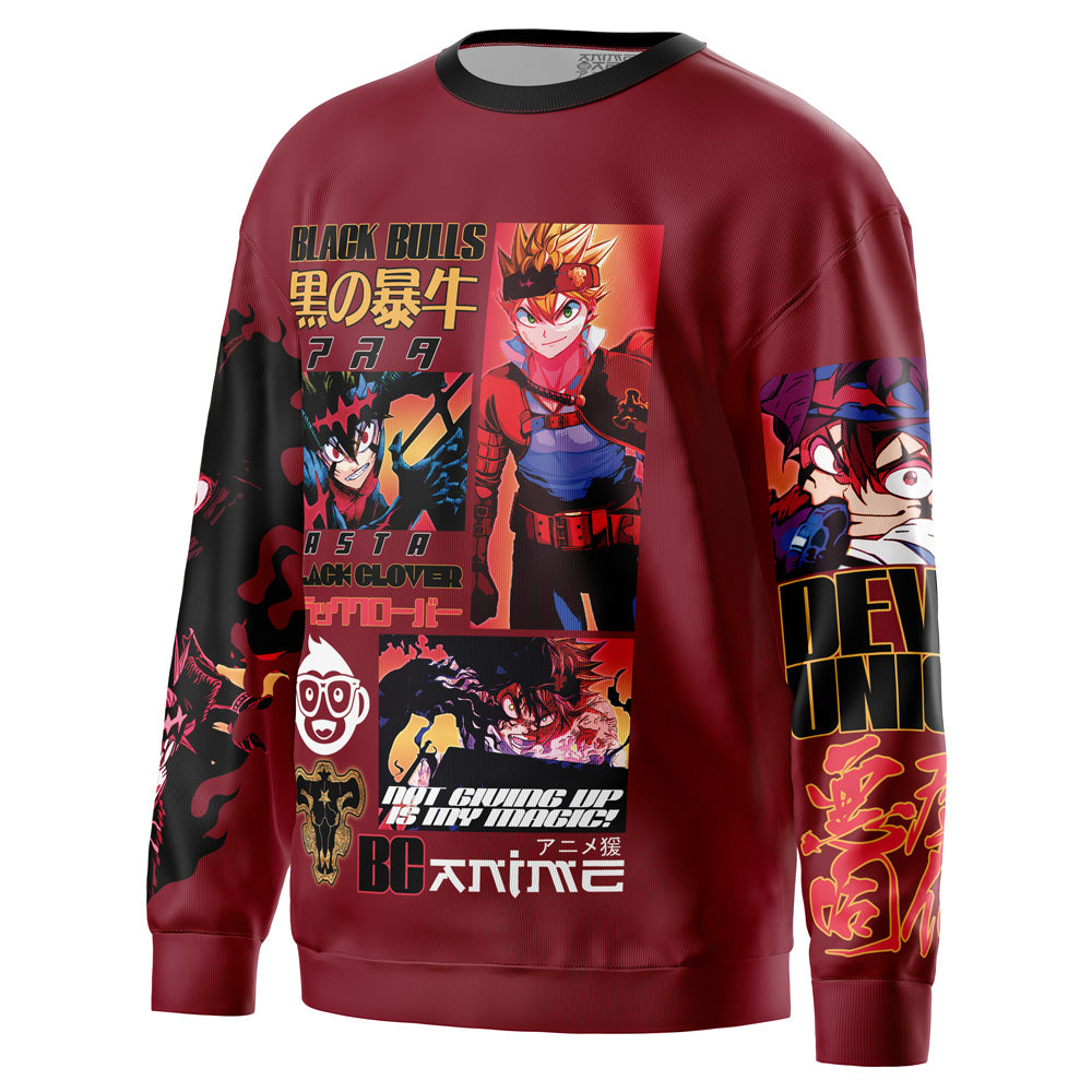 Asta V4 Black Clover Streetwear Sweatshirt
