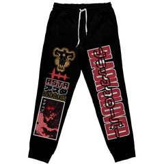 Asta Black Clover Streetwear Sweatpants