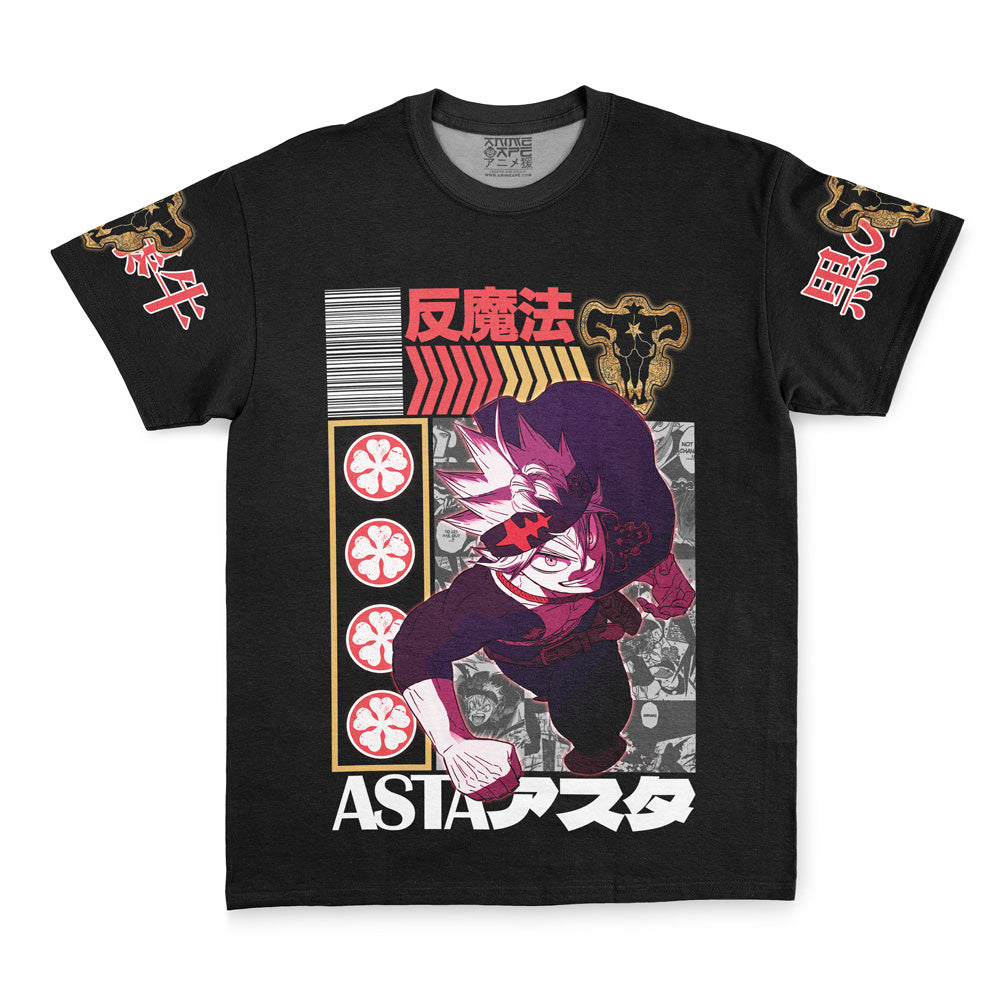 Asta V2 Black Clover Streetwear T-Shirt