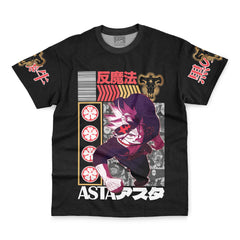 Asta V2 Black Clover Streetwear T-Shirt