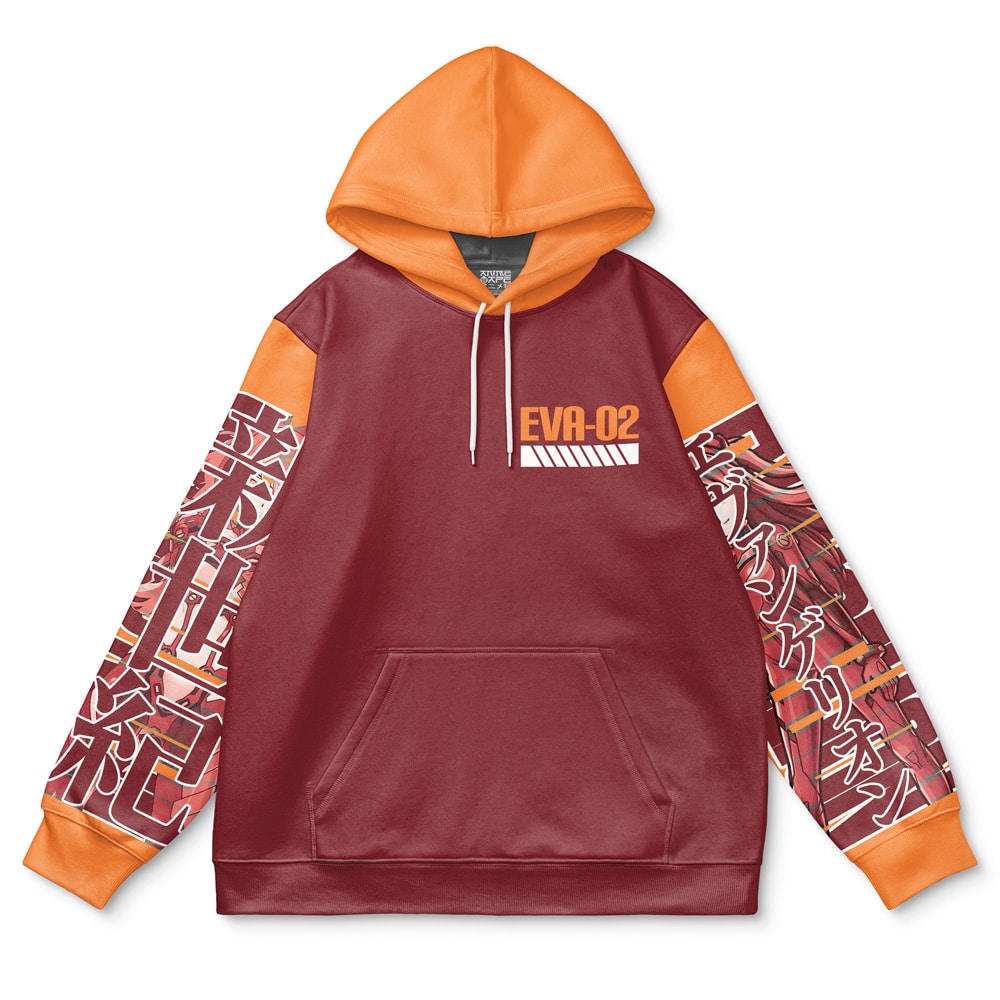 Asuka Langley Sohryu x Eva 02 Eva Streetwear Hoodie