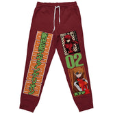 Asuka Langley Sohryu x Eva 02 Eva Streetwear Sweatpants