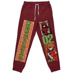 Asuka Langley Sohryu x Eva 02 Eva Streetwear Sweatpants