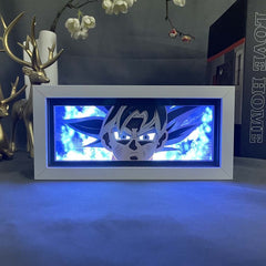 Nysekai "Goku" Dragon Ball Blue Anime Light Box USB cable