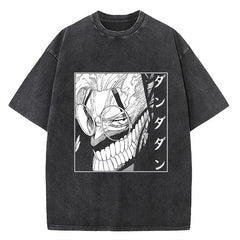 Nysekai "Spiritual Form" Dandadan Vintage Washed Oversized T-Shirt