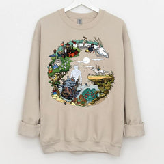 Studio Ghibli Sweatshirt, Miyazaki Shirt, Anime Lover Sweater - Nysekai
