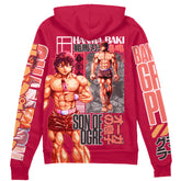Baki Hanma Baki Streetwear Zip Hoodie Jacket