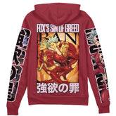 Ban Seven Deadly Sins Streetwear Zip Hoodie Jacket