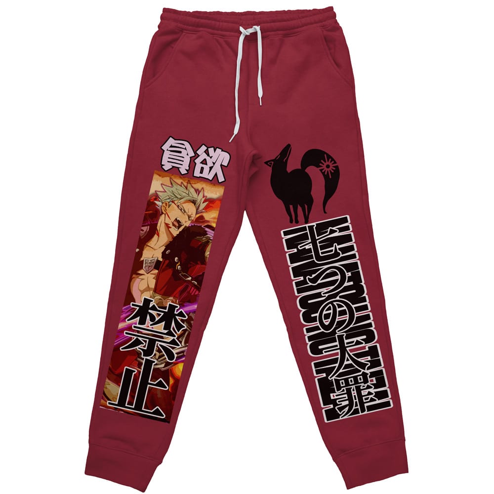 Ban Seven Deadly Sins Streetwear Sweatpants