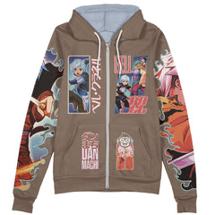 Bell Cranel DanMachi Streetwear Zip Hoodie Jacket