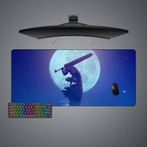 Guts Moon Size Gaming Mouse Pad,