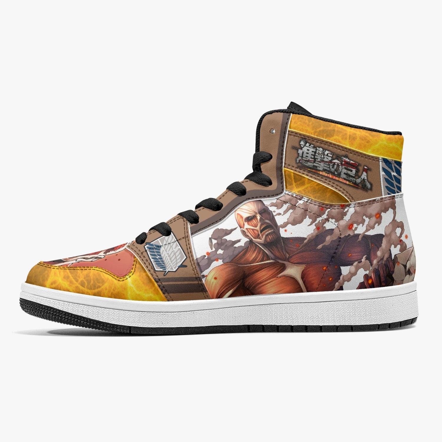 Bertholdt Hoover Colossal Titan Shingeki no Kyojin Mid 1 Basketball Shoes
