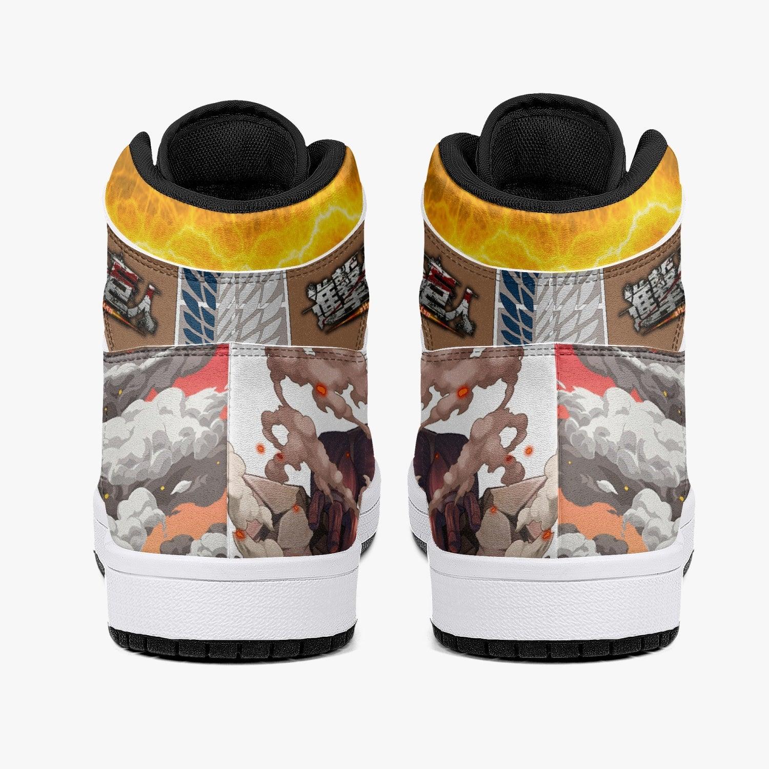 Bertholdt Hoover Colossal Titan Shingeki no Kyojin Mid 1 Basketball Shoes