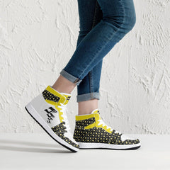 Bizarre Pattern Jojo's Bizarre Adventure Mid 1 Basketball Shoes