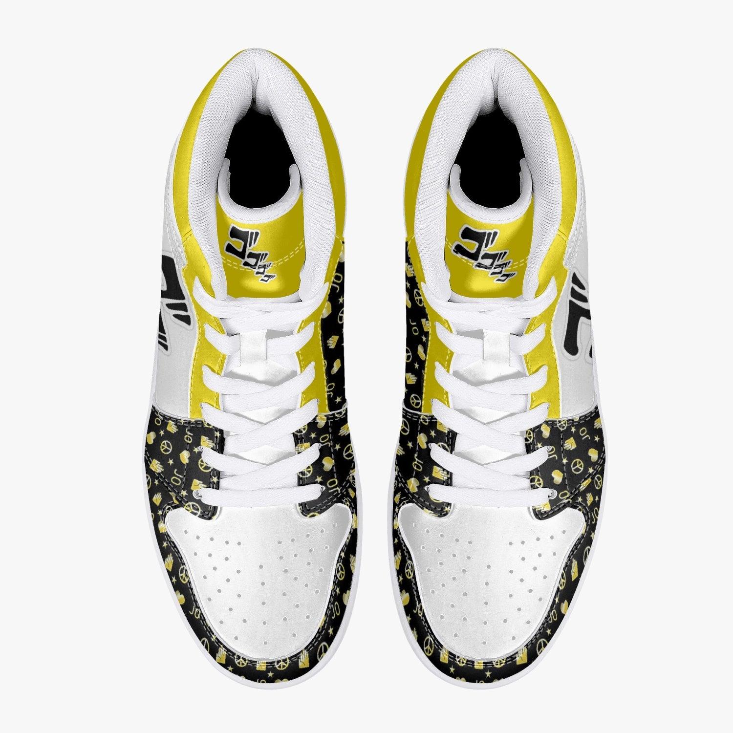 Bizarre Pattern Jojo's Bizarre Adventure Mid 1 Basketball Shoes