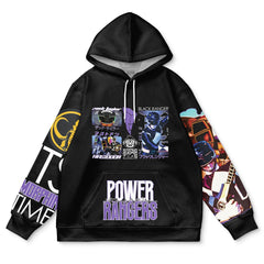 Black Ranger Mighty Morphin Power Rangers Streetwear Hoodie