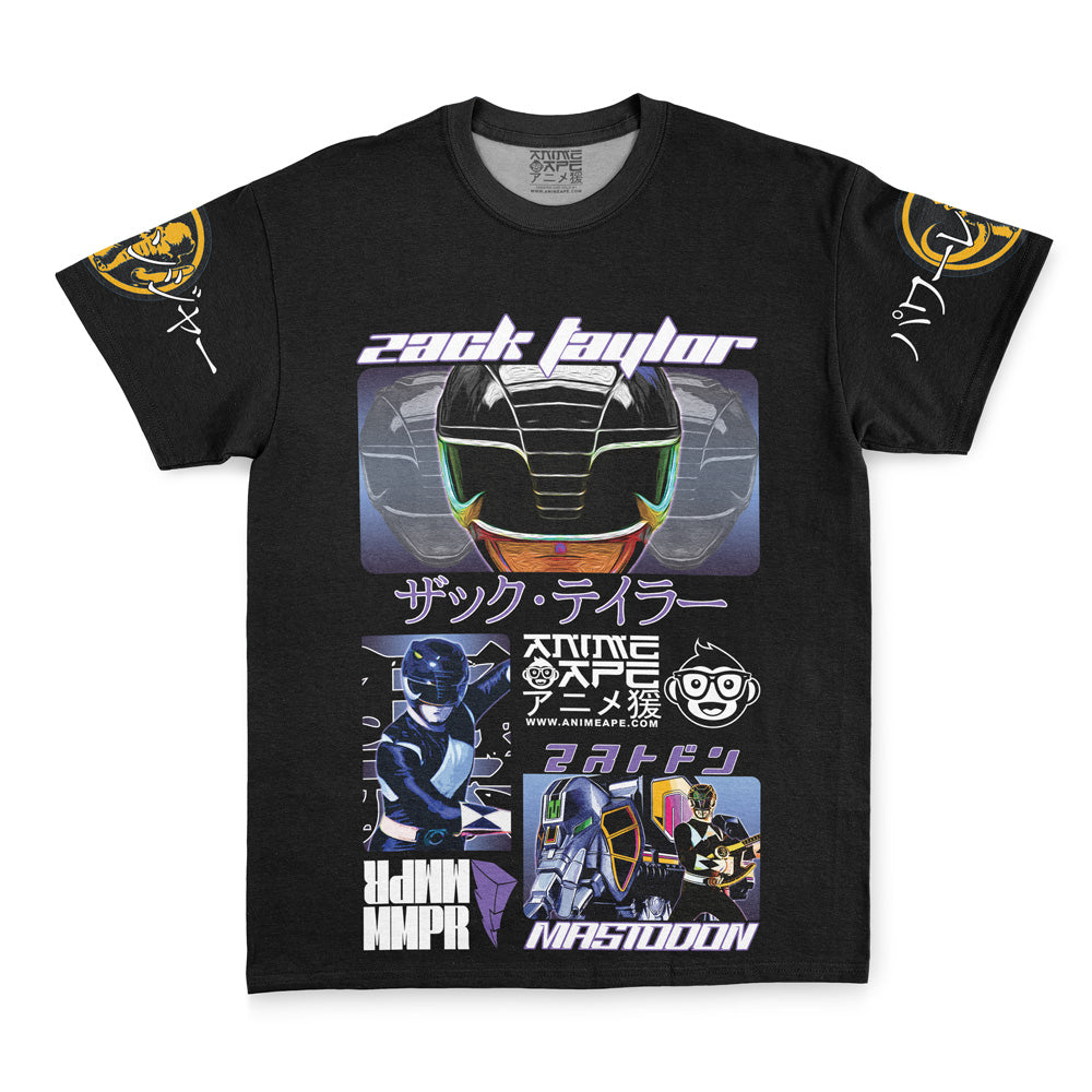 Black Ranger Mighty Morphin Power Rangers Streetwear T-Shirt