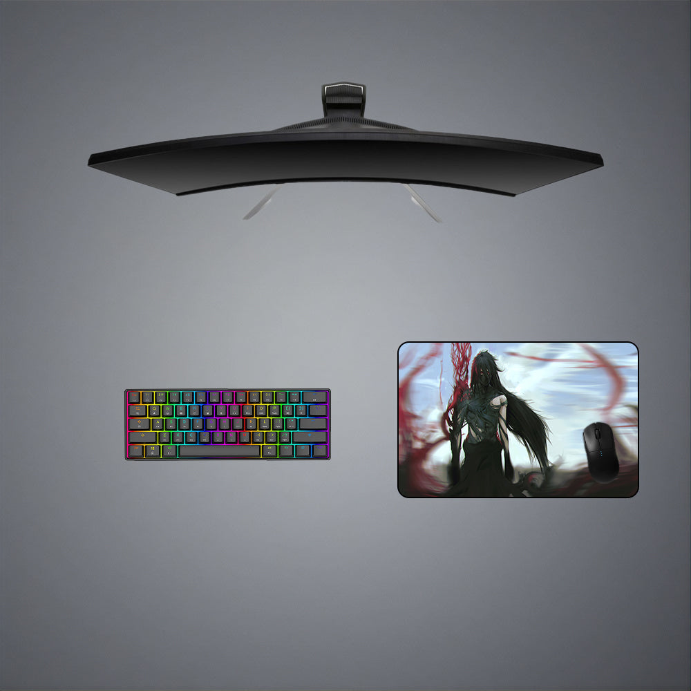 Bleach Mugetsu Ichigo Design M-XXL Size Gaming Mouse Pad, Computer Desk Mat