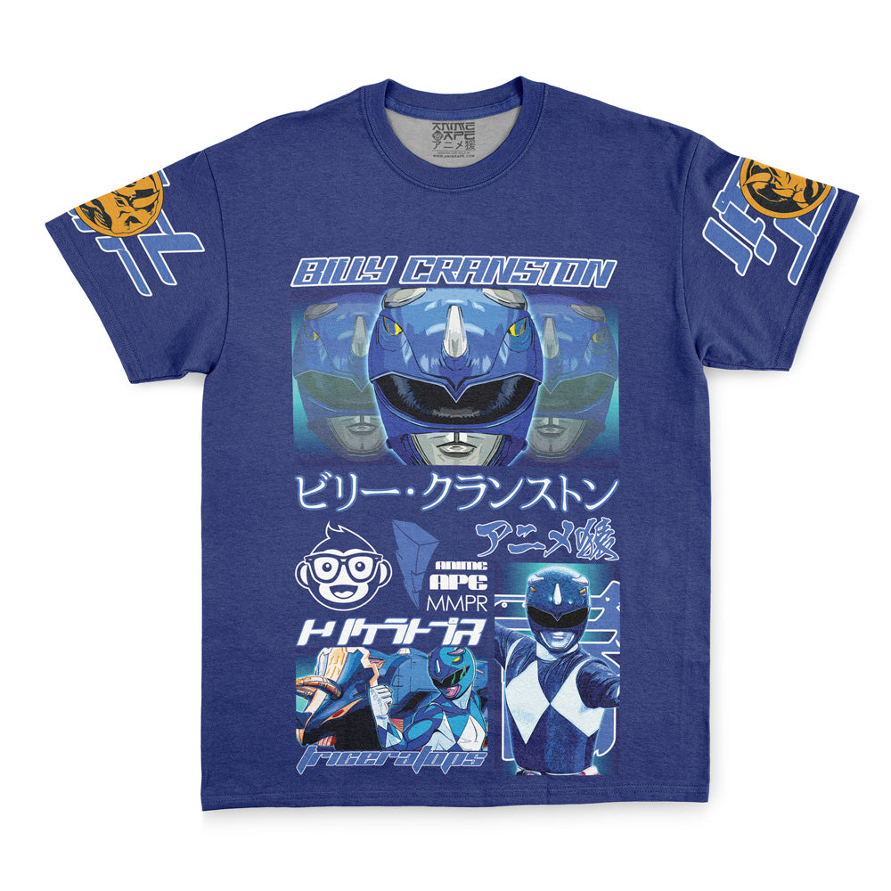 Blue Ranger Mighty Morphin Power Rangers Streetwear T-Shirt