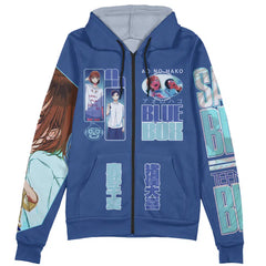 Blue Box Streetwear Zip Hoodie Jacket