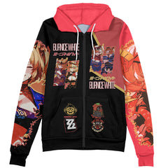 Burnice White Zenless Zone Zero Streetwear Zip Hoodie Jacket