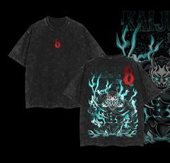 Nysekai "Kafka Hibino" Kaiju No. 8 Vintage Washed Oversized T-Shirt