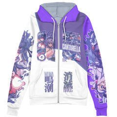 Cantarella Wuthering Waves Streetwear Zip Hoodie Jacket