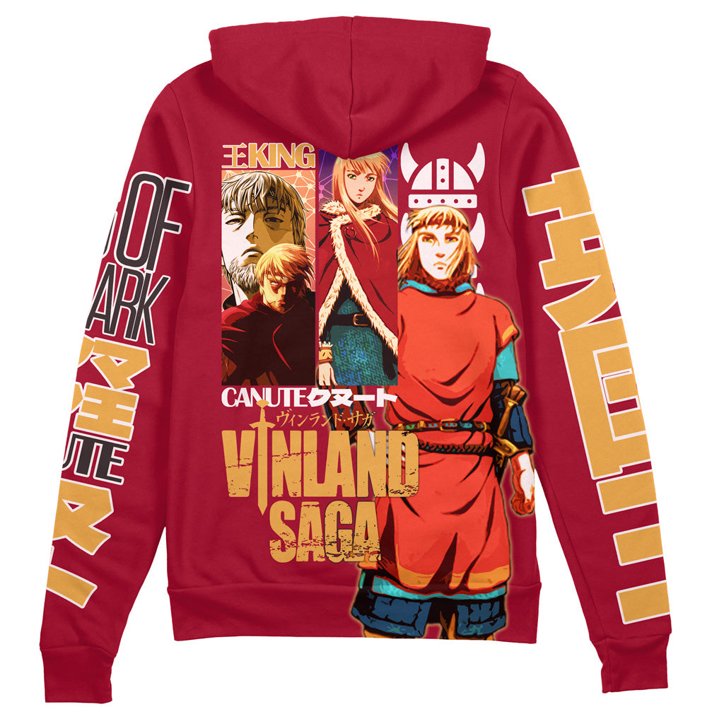 Canute Vinland Saga Streetwear Zip Hoodie Jacket