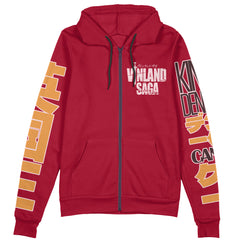 Canute Vinland Saga Streetwear Zip Hoodie Jacket