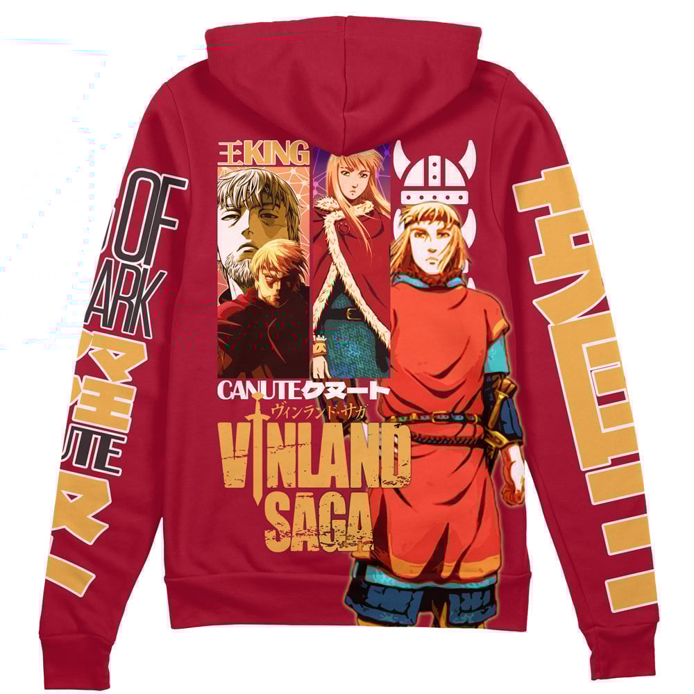 Canute Vinland Saga" Streetwear Zip Hoodie Jacket