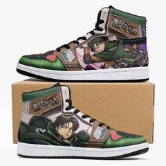 Captain Levi Attack on Titan Mid 1 Basketball Shoes