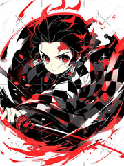 Nysekai "Tanjiro V1" Demon Slayer iPhone 11Pro-16Pro Tough Case