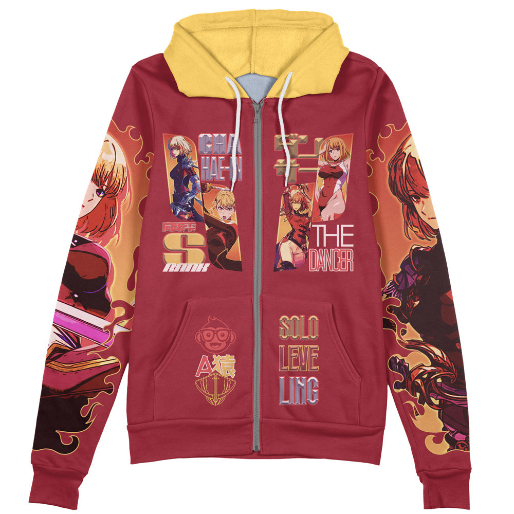 Cha Hae-In Solo Leveling Streetwear Zip Hoodie Jacket