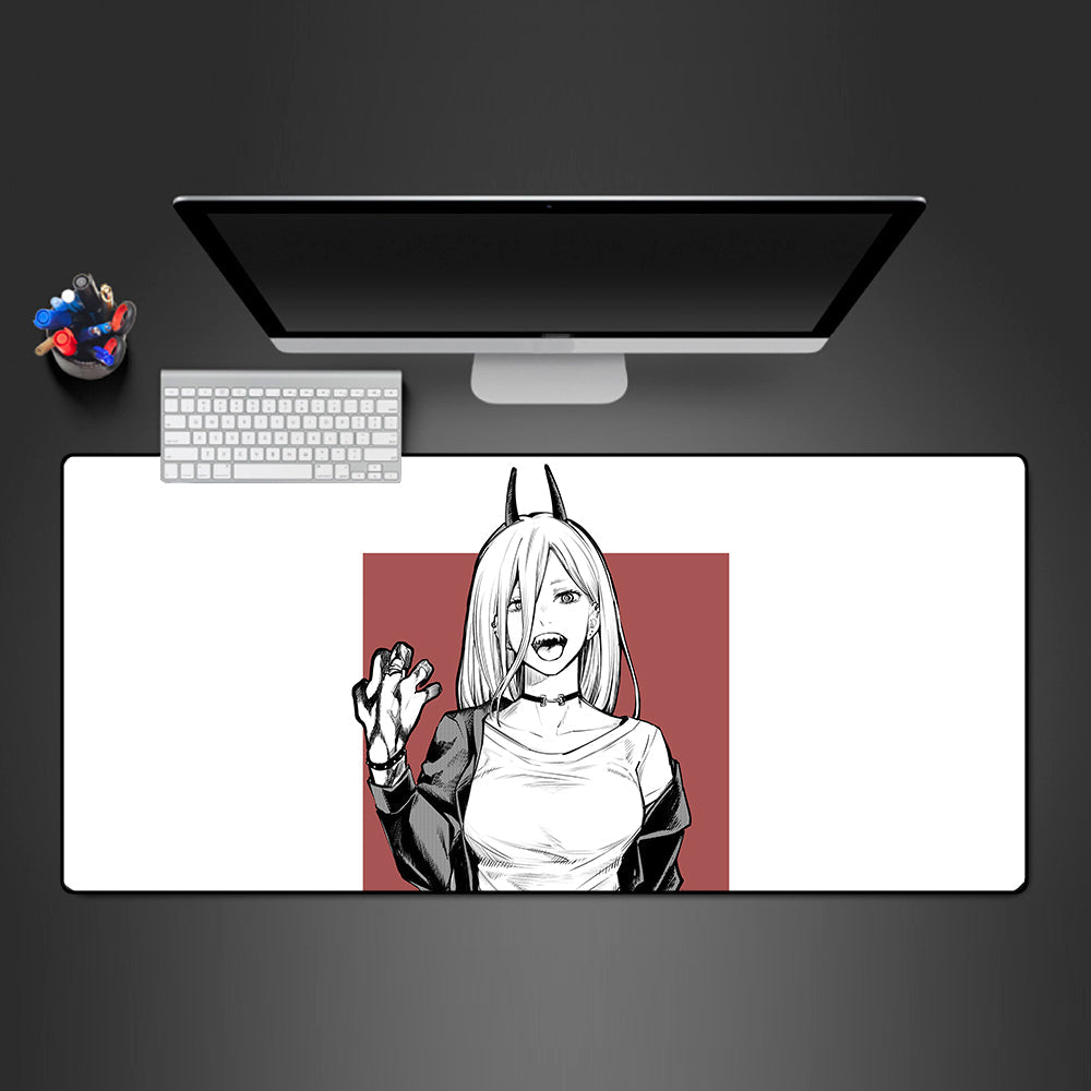 Power Drawing Size Gaming Mouse Pad,