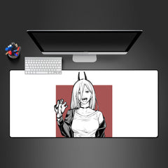 Power Drawing Size Gaming Mouse Pad,