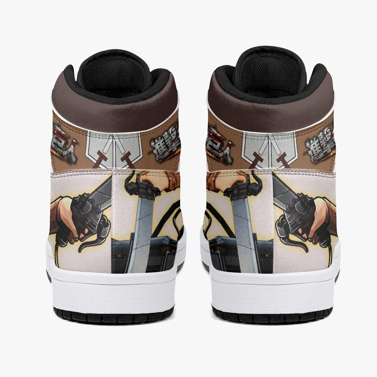 Christa Lenz Training Corps Shingeki no Kyojin Mid 1 Basketball Shoes