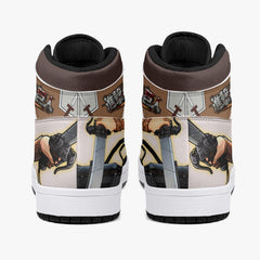 Christa Lenz Training Corps Shingeki no Kyojin Mid 1 Basketball Shoes