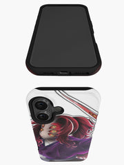 Nysekai "Kokushibo Moon Samurai" Demon Slayer iPhone 11-16 Phone Case