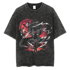 Nysekai "Majin Saiyan" Dragon Ball Vintage Washed Oversized T-Shirt