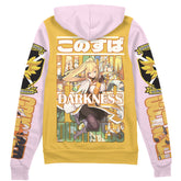 Darkness Konosuba Streetwear Zip Hoodie Jacket